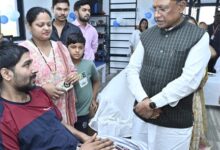मुख्यमंत्री विष्णु देव साय ने न्यूरो स्पाइन रिहैबिलिटेशन सेंटर का किया शुभारंभ