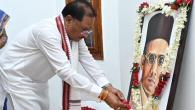 मुख्यमंत्री विष्णु देव साय ने वीर सावरकर की जयंती पर उन्हें किया नमन