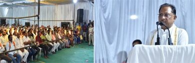सरकार के कार्यों से प्रदेश में आ रही है खुशहाली : मुख्यमंत्री विष्णु देव साय