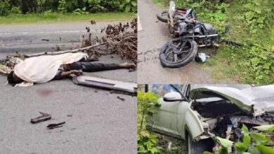 सड़क हादसे में 2 लोगों की मौत