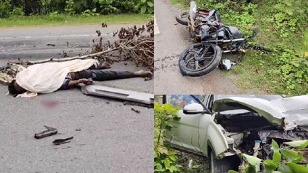 सड़क हादसे में 2 लोगों की मौत सड़क हादसे में 2 लोगों की मौत