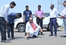 उप मुख्यमंत्री अरुण साव ने भारतमाला परियोजना के निर्माण का किया औचक निरीक्षण