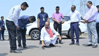 उप मुख्यमंत्री अरुण साव ने भारतमाला परियोजना के निर्माण का किया औचक निरीक्षण
