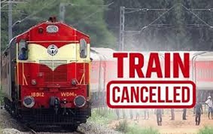 छत्तीसगढ़ से गुजरने वाली 18 ट्रेनें फिर कैंसिल छत्तीसगढ़ से गुजरने वाली 18 ट्रेनें फिर कैंसिल