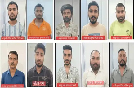 रायपुर में ऑपरेशन साइबर शील्ड में 10 गिरफ्तार रायपुर में ऑपरेशन साइबर शील्ड में 10 गिरफ्तार