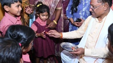 नौनिहालों के दिलों में भी बसते हैं प्रधानमंत्री  नरेंद्र मोदी और मुख्यमंत्री विष्णुदेव साय
