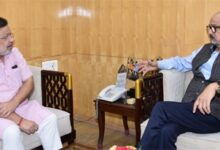 राज्यपाल रमेन डेका से विधायक सोनी ने सौजन्य भेंट की