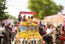 वीर सैनिकों के सम्मान में आन-बान-शान से निकली तिरंगा यात्रा