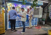 संदिग्ध पान दुकान,गुमटी,ठेला को थाना गुढीयारी पुलिस टीम द्वारा चेक किया गया