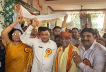 उद्योग मंत्री लखन लाल देवांगन दादर खुर्द, बालको नगर और खरमोरा के रथ यात्रा में हुए सम्मिलित