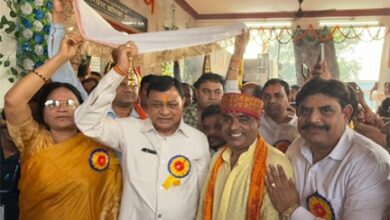 उद्योग मंत्री लखन लाल देवांगन दादर खुर्द, बालको नगर और खरमोरा के रथ यात्रा में हुए सम्मिलित
