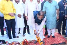 मुख्यमंत्री साय ने कुनकुरी में 250 सीटर नालंदा परिसर का किया भूमिपूजन: लाइब्रेरी में होगी इंडोर और आउटडोर अध्ययन की व्यवस्था