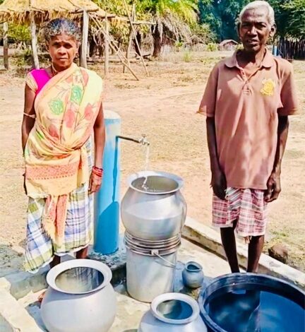जिला मुख्यालय से 90 किमी दूर वनांचल के सालातोंग में हर घर नल से पहुंचा पानी