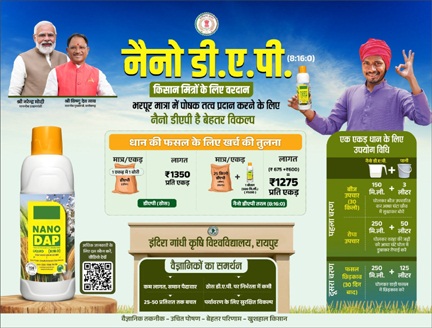नैनो डीएपी किसानों के लिए ठोस डीएपी उर्वरक का स्मार्ट विकल्प नैनो डीएपी किसानों के लिए ठोस डीएपी उर्वरक का स्मार्ट विकल्प