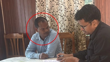 15 हजार की रिश्वत लेते पटवारी रंगे हाथों गिरफ्तार