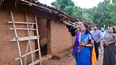 मंत्री लक्ष्मी राजवाड़े ने हाथी प्रभावित क्षेत्रों का किया दौरा