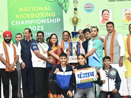 नेशनल किक बॉक्सिंग चैंपियनशिप में पंजाब बना विजेता नेशनल किक बॉक्सिंग चैंपियनशिप में पंजाब बना विजेता