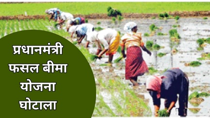 प्रधानमंत्री फसल बीमा योजना में घोटाला