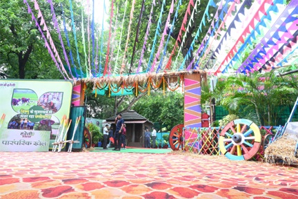 मुख्यमंत्री निवास में हरेली उत्सव: छत्तीसगढ़ी सुग्घर परंपरा के रंग में रंगा मुख्यमंत्री निवास