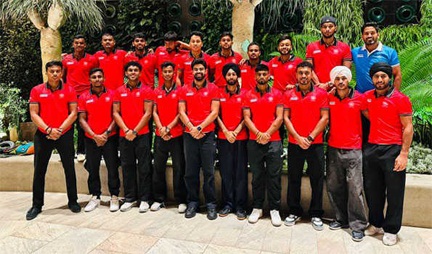भारत ‘ए’ पुरुष हॉकी टीम यूरोप दौरे के लिए हुई नीदरलैंड रवाना भारत ‘ए’ पुरुष हॉकी टीम यूरोप दौरे के लिए हुई नीदरलैंड रवाना
