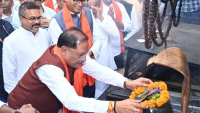 श्री श्री 108 श्री सत्यनारायण बाबा धाम कोसमनारा में पहुंचे मुख्यमंत्री विष्णु देव साय: प्रदेशवासियों की सुख-समृद्धि और खुशहाली की प्रार्थना की