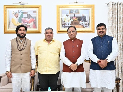 मुख्यमंत्री साय ने  गजेंद्र यादव, गुरु खुशवंत साहेब एवं राजेश अग्रवाल को दी शुभकामनाएँ