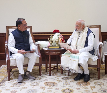 प्रधानमंत्री नरेंद्र मोदी से मिले मुख्यमंत्री विष्णुदेव साय – छत्तीसगढ़ के विकास को मिली नई रफ्तार प्रधानमंत्री नरेंद्र मोदी से मिले मुख्यमंत्री विष्णुदेव साय – छत्तीसगढ़ के विकास को मिली नई रफ्तार