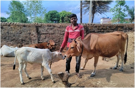 डेयरी उद्यमिता विकास योजना से सुखसागर की जिंदगी में आया बदलाव डेयरी उद्यमिता विकास योजना से सुखसागर की जिंदगी में आया बदलाव