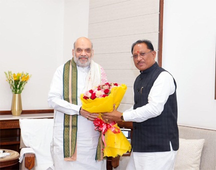 केंद्रीय गृह मंत्री अमित शाह से मिले मुख्यमंत्री विष्णुदेव साय केंद्रीय गृह मंत्री अमित शाह से मिले मुख्यमंत्री विष्णुदेव साय