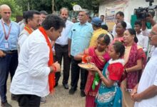 दंतेवाड़ा जिला के वनांचल शिक्षा सेवा प्रकल्प हीरानार पहुंचे उप मुख्यमंत्री विजय शर्मा