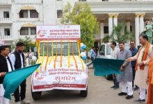 स्वास्थ्य मंत्री श्याम बिहारी जायसवाल ने दंतेवाड़ा में एनीमिया मुक्त रथ को हरी झंडी दिखाकर किया शुभारंभ