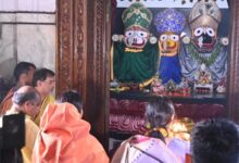 केंद्रीय मंत्री अन्नपूर्णा देवी ने रायपुर में भगवान जगन्नाथ का किया दर्शन