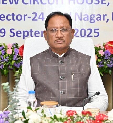 मुख्यमंत्री विष्णु देव साय की अध्यक्षता में यूनिफाइड कमांड की बैठक आयोजित