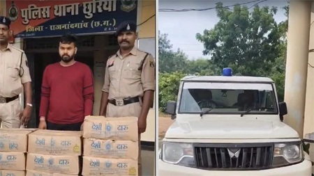 महतारी एक्सप्रेस से 16 पेटी शराब की तस्करी महतारी एक्सप्रेस से 16 पेटी शराब की तस्करी