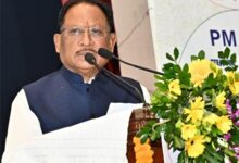 मुख्यमंत्री विष्णु देव साय नगरीय प्रशासन विभाग के स्वच्छता, आवास और लोक कल्याण उत्सव में हुए शामिल