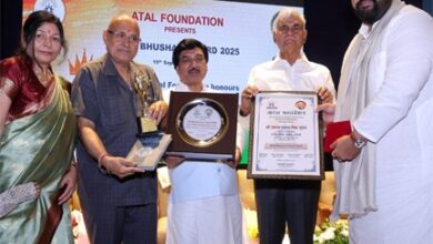 अखिल भारतीय घरवापसी प्रमुख  प्रबल प्रताप सिंह जूदेव को “अटल भूषण पुरस्कार” से सम्मानित किया गया