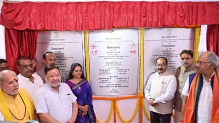 उपमुख्यमंत्री अरुण साव ने किया फ्लाइओवर का शिलान्यास