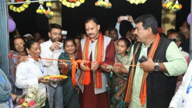 स्वास्थ्य मंत्री श्याम बिहारी जायसवाल ने किया प्राथमिक स्वास्थ्य केंद्र कुर्रूटोला का लोकार्पण
