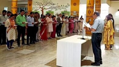 राष्ट्रीय एकता दिवस पर मंत्रालय में अधिकारी-कर्मचारियों ने शपथ ली