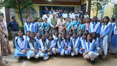 कस्तूरबा गांधी बालिका आवासीय विद्यालय रजपुरीकला पहुंचे राज्यपाल रमेन डेका