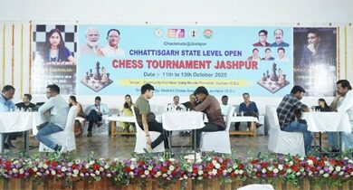 स्टेट लेवल ओपन चेस टूर्नामेंट का जशपुर में हुआ शुभारंभ