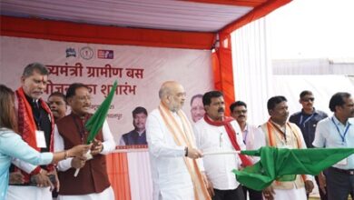 केंद्रीय गृह मंत्री अमित शाह ने मुख्यमंत्री ग्रामीण बस योजना का किया शुभारंभ