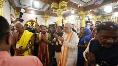 केंद्रीय गृह मंत्री अमित शाह और मुख्यमंत्री विष्णुदेव साय ने मां दंतेश्वरी की पूजा-अर्चना कर देश-प्रदेश की