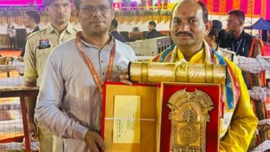 अहिंसा और गौरक्षा के क्षेत्र में अनुकरणीय कार्य के लिए भारतीय कुष्ठ निवारक संघ कात्रेनगर सोठी को राज्य स्तरीय ‘यति यतनलाल सम्मान’