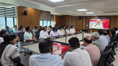 राष्ट्रगीत के 150 वर्ष : वंदे मातरम् के 150 वर्ष पूर्ण होने पर पूरे देश के साथ संचालनालय स्वास्थ्य में भी गूंजा राष्ट्रगीत