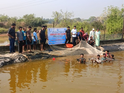 कृषि विज्ञान केन्द्र रायपुर में मिश्रित मत्स्य पालन प्रशिक्षण सम्पन्न कृषि विज्ञान केन्द्र रायपुर में मिश्रित मत्स्य पालन प्रशिक्षण सम्पन्न
