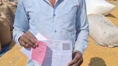 किसान ईश्वर निषाद ने इत्मीनान से धान बेचा