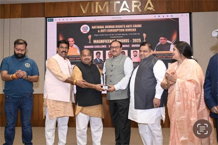Magnificence Awards – 2025 में विधायक पुरंदर मिश्रा की ओजस्वी उपस्थिति, समाज जागरूकता और राष्ट्र निर्माण का दिया प्रेरणादायक संदेश