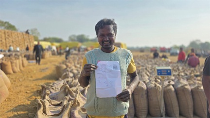 धान उपार्जन केंद्रों की सुव्यवस्थित व्यवस्था से किसानों को राहत