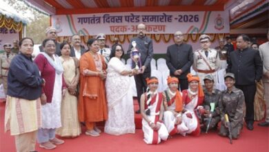 राजधानी रायपुर में हर्षाेल्लास के साथ मनाया गया 77वां गणतंत्र दिवस